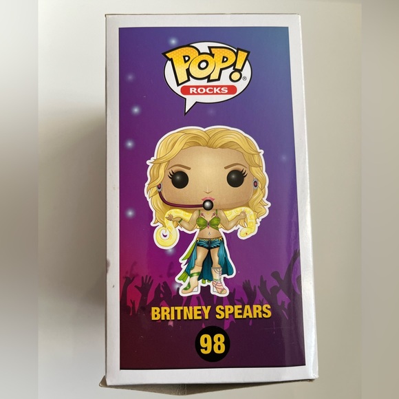 Funko Pop! Rocks Britney Spears Vinyl Figure #98 w/ pop protector - Picture 4 of 7